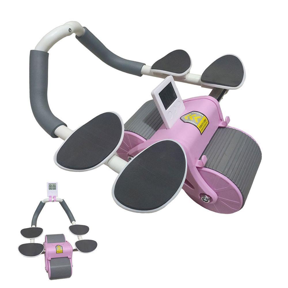 Rolo Abdominal Exercicio Roda Musculaçao Lombar Braço Abdomen Costas Academia Treino Fortalecimento - 1