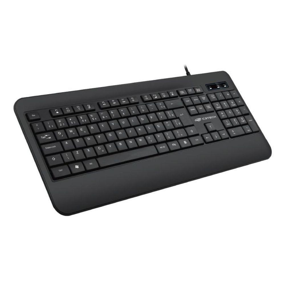 Teclado Usb Multimidia Kb M100bk Preto C3tech - 1