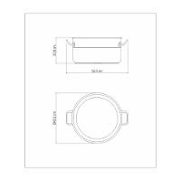 Caldeirão Tramontina Professional Em Aço Inox Com Fundo Triplo Sem Tampa 40 Cm 30 L - 6