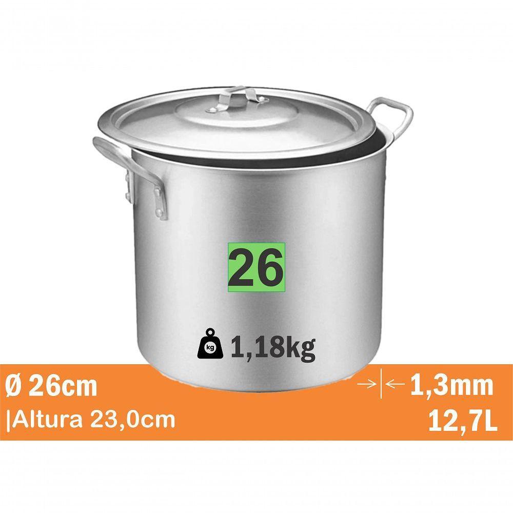 Caldeirao Standard Nr 26 10,5l Real 9326 - 1