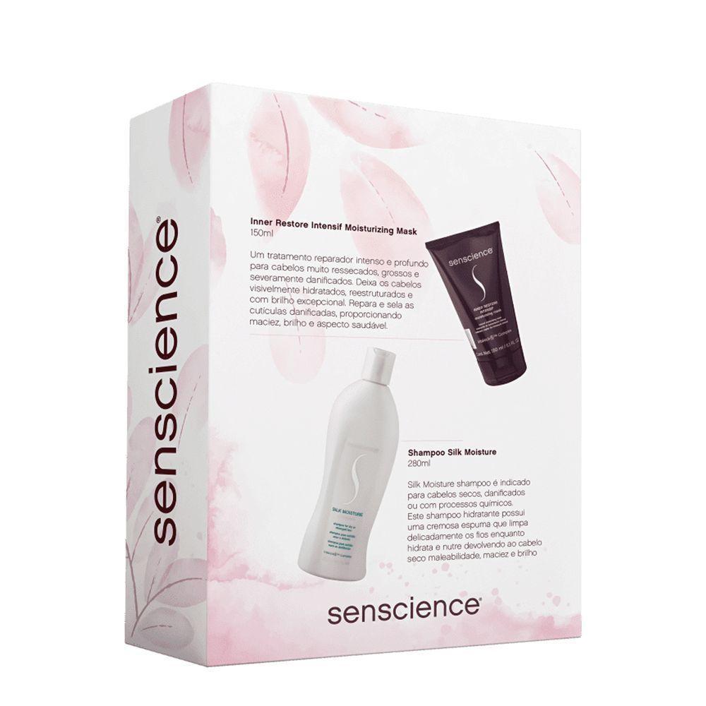 Kit Senscience Silk Moisture Inner Restore - Máscara 150ml + Shampoo 280ml - 2