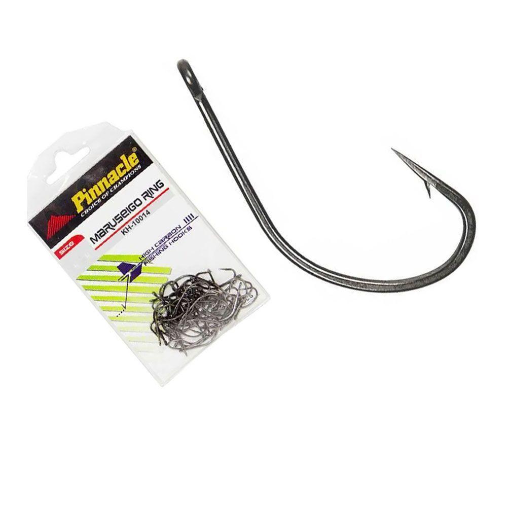 Anzol Pinnacle Maruseigo Black Preto C/20 - N08 - 1