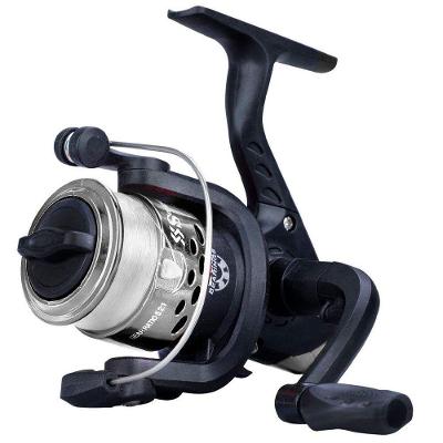 Molinete Para Pesca 3 Rolamentos Rotativos Prata De Plástico
