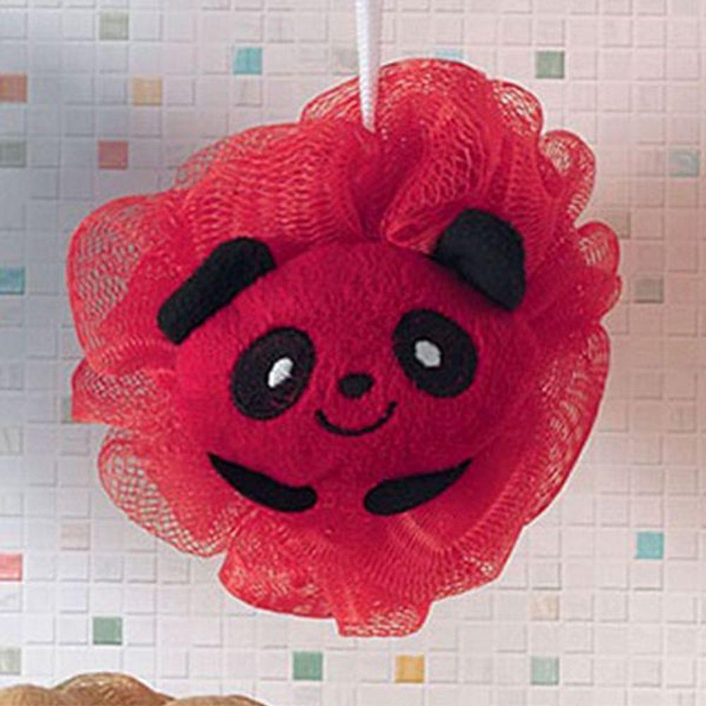 Esponja De Banho Bouton Com Bichinho Panda Vermelho - 1