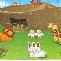 Quebra-cabeça Em Madeira - Arca De Noé - 60 Peças - 2