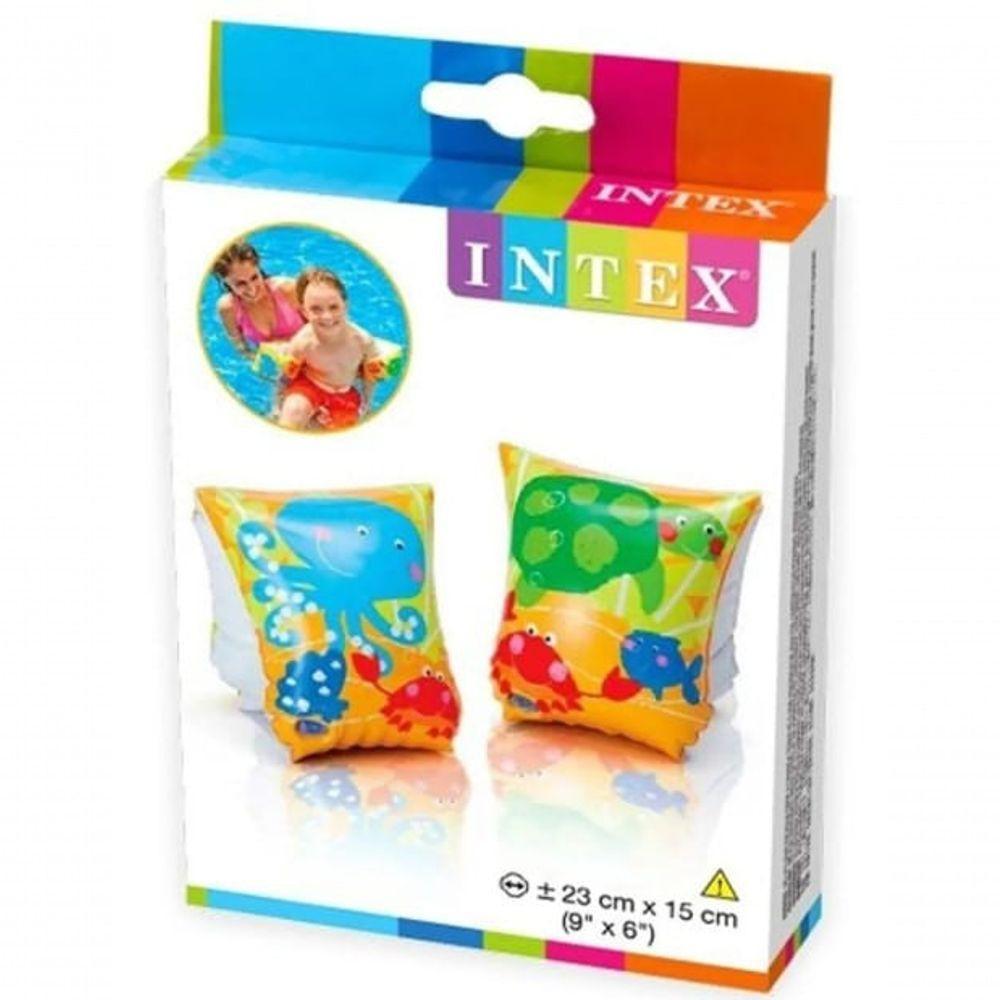 Boia De Braço Infantil Peixinhos 23x15cm - Intex - 2