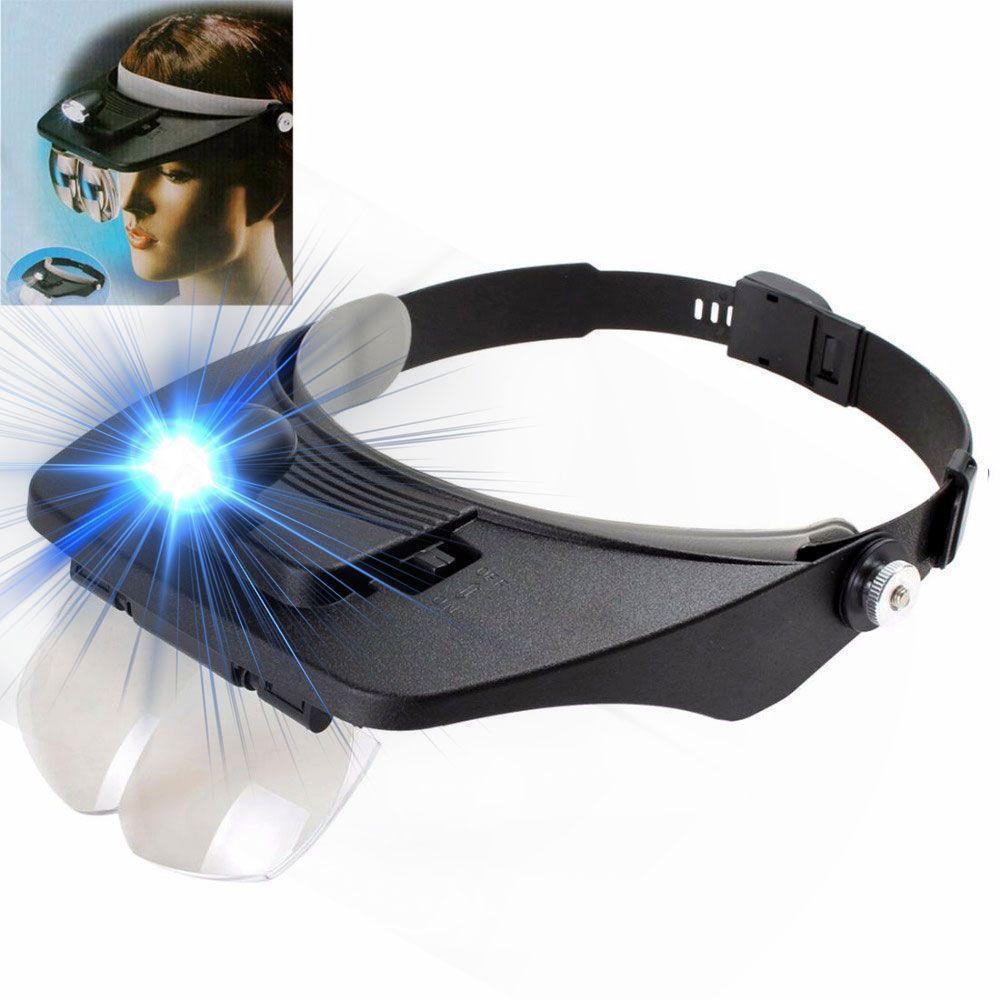 Lupa de Cabeça 4 Lentes e Luz Led GT123 - Lorben - 4