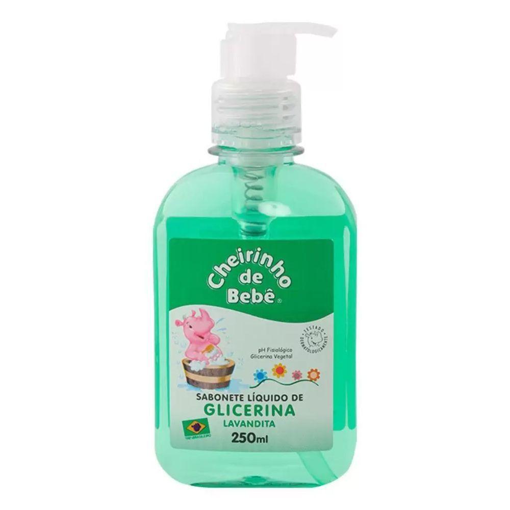 Sabonete Líquido Cheiro Bebê Glicerina Lavanda 250ml - 1