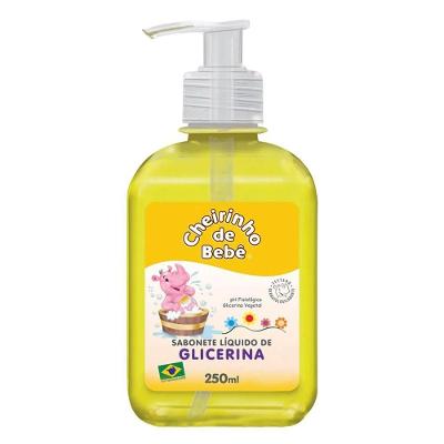 Sabonete Líquido Cheiro Bebê Glicerina Tradicional 250ml