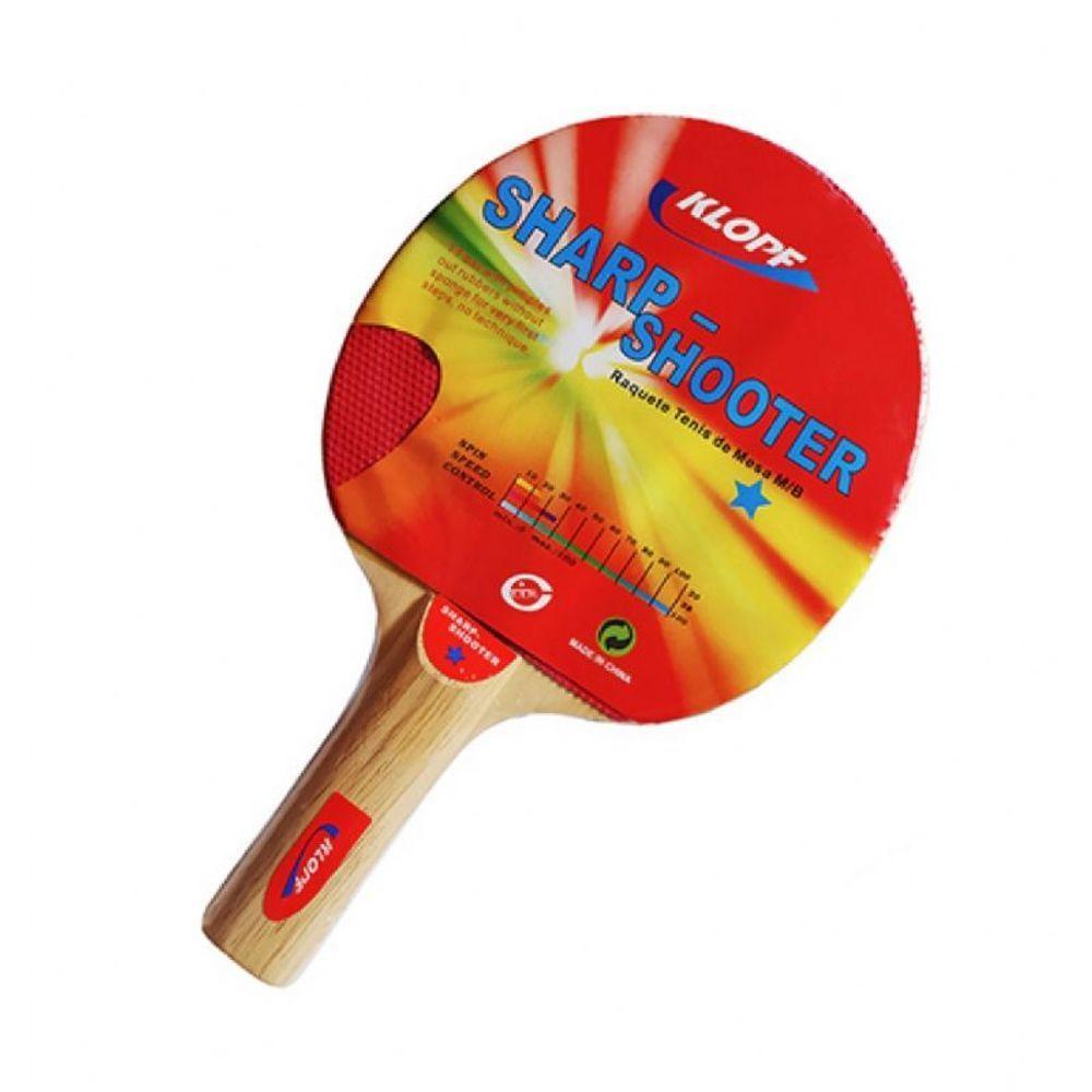 Raquete Para Tenis De Mesa Ginastic Klopf Com Os Dois Lados Revestidos Em Borracha Pinada Com 20 - 2