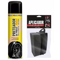Pretinho Spray De Pneus Brilho Prolongado + Aplicador - 1