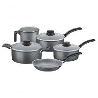 Jogo De Panelas De Alumínio Com Revestimento Interno De Antiaderente 5 Peças Tramontina - 1