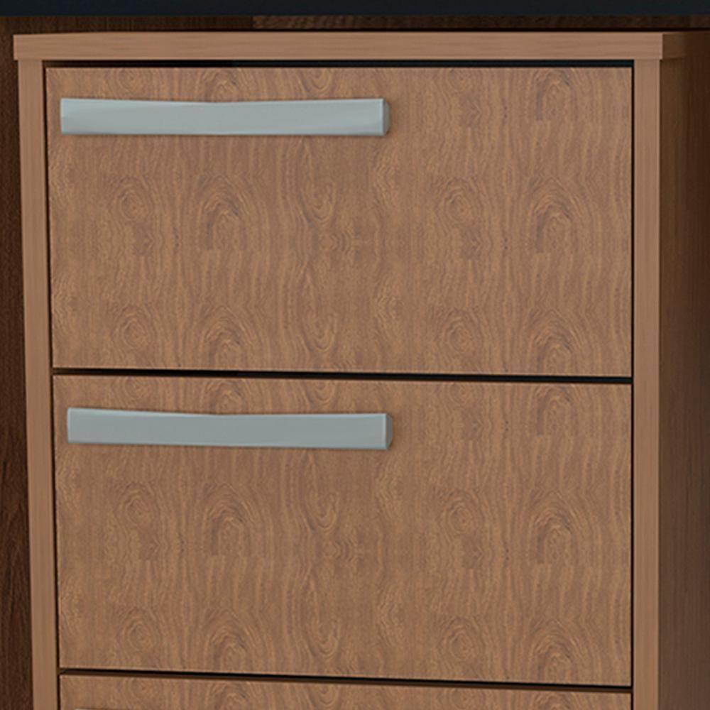 Gaveteiro Para Escritorio Gamer 3 Gavetas E 4 Rodizios Mell B26 Novam Mell - 3