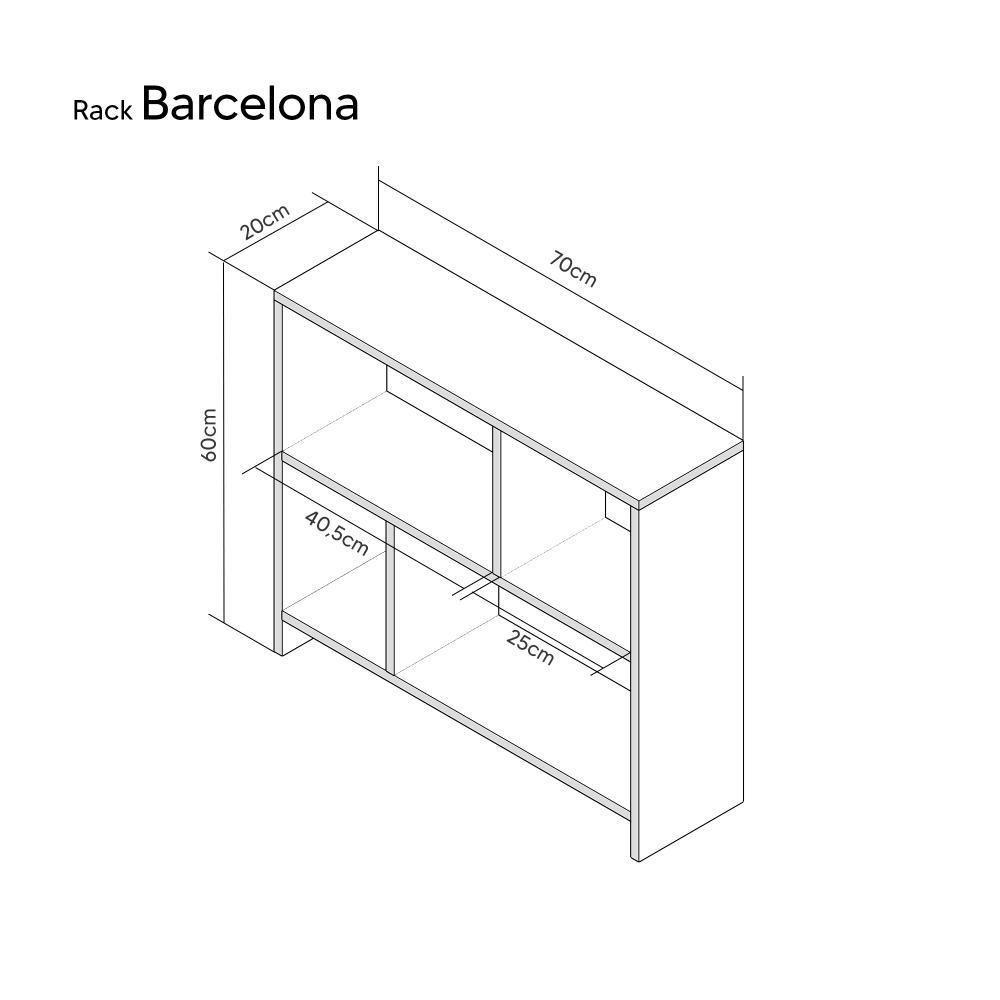 Estante Infantil Nicho Organizador Criança Armário Para Brinquedos Branco - 5