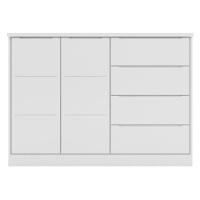 Gaveteiro Com 4 Gavetas E 1 Porta Island Branco - 5