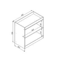 Trocador De Fraldas Com Prateleiras Amore Meu Fofinho Branco - 2