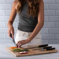 Conjunto De 4 Facas Kitchen Em Aço Inox Kenya - 2