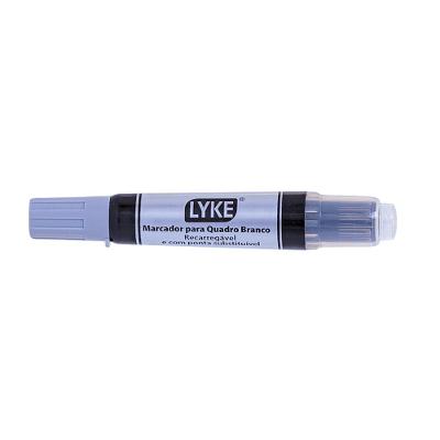 Pincel Marcador Quadro Branco Recarregável Lyke Preto