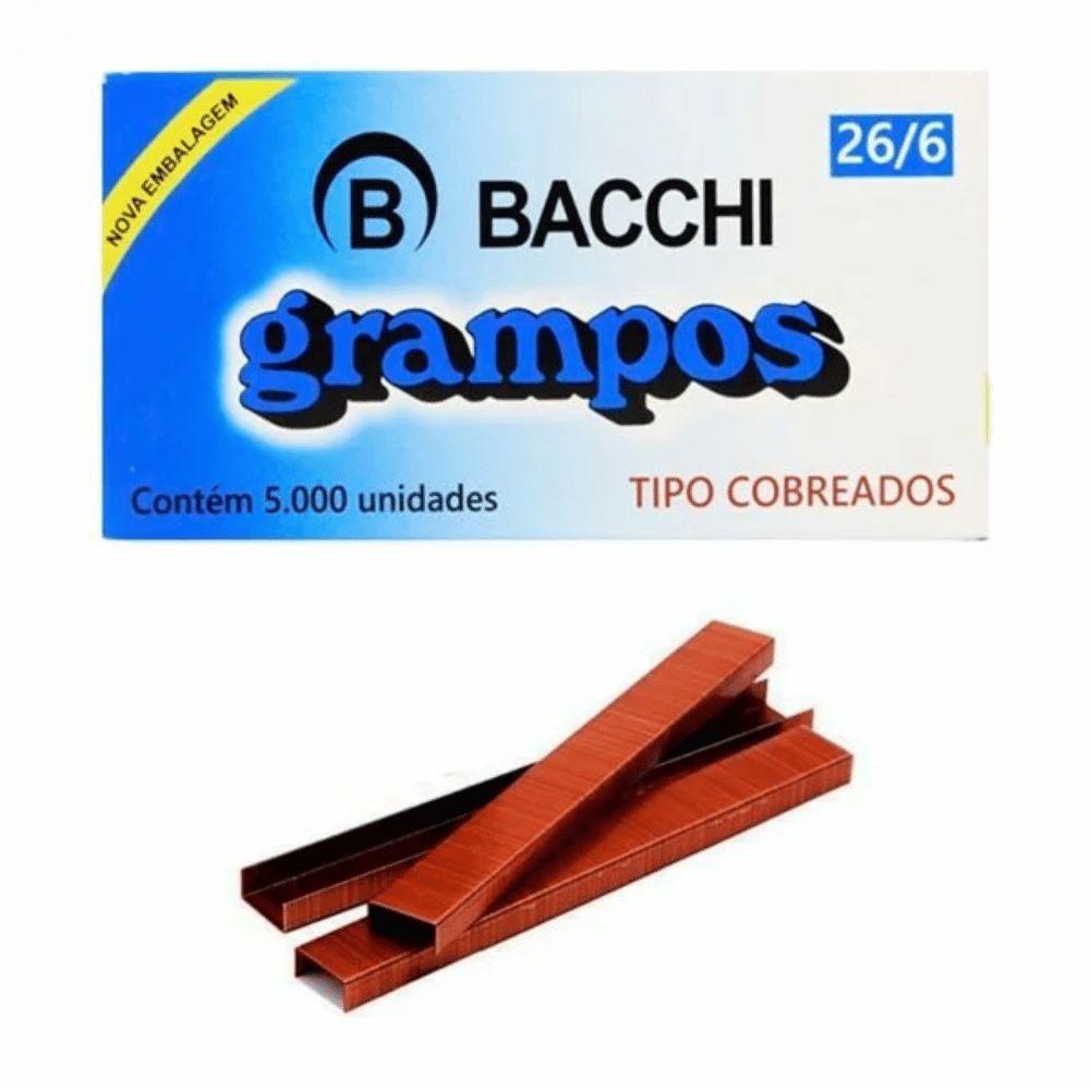 Grampo 26/6 - C/ 5.000 Unidades Cobreado - 2