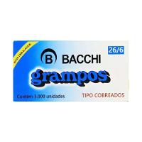 Grampo 26/6 - C/ 5.000 Unidades Cobreado - 1