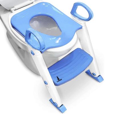 Assento Redutor Infantil Escadinha Vaso Sanitário Lorben Azul
