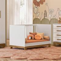 Berço Mini Cama Infantil Mdp-mdf Q Encanto Slim Branco