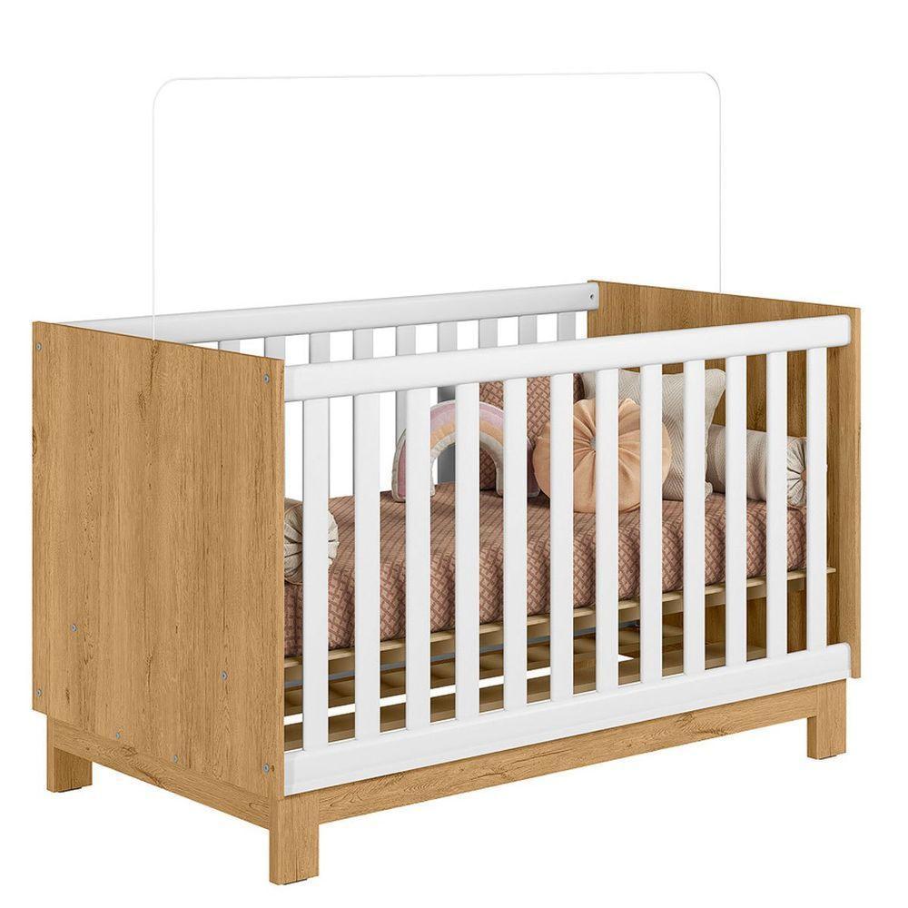 Berço Mini Cama Infantil Mdp-mdf Q Encanto Slim Freijo-off White - 1