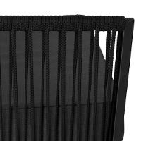 Conjunto Para área Externa De Corda Náutica Preto-cinza - 7