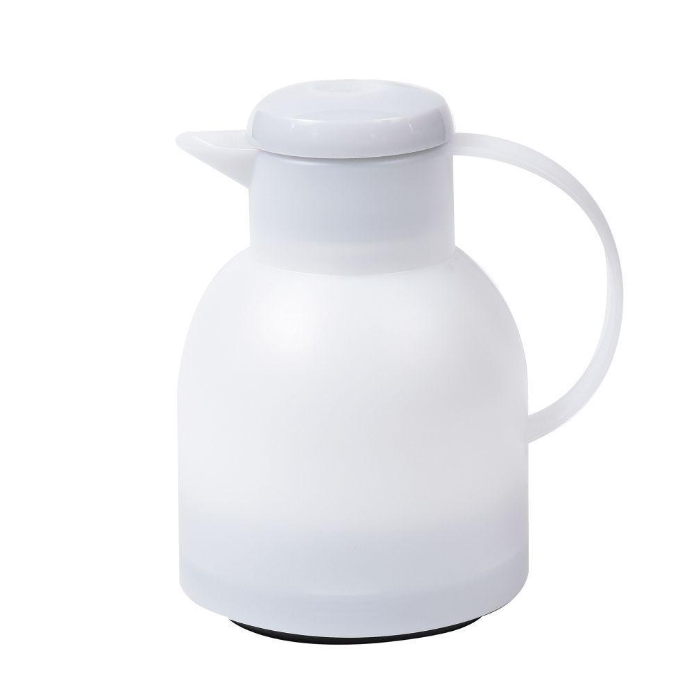 Garrafa Térmica De 1 Litro Quick Press Samba Emsa Branca - 1