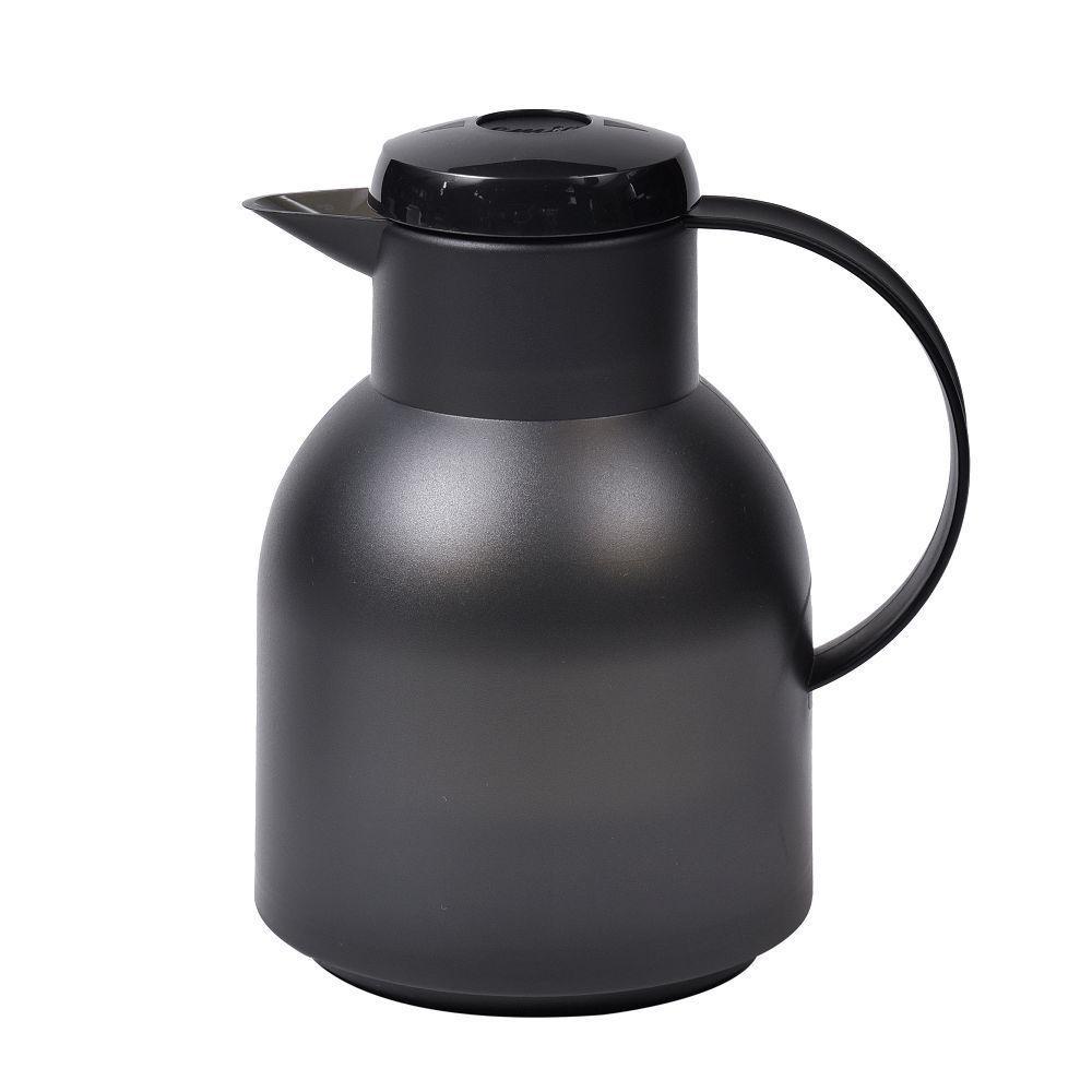 Garrafa Térmica De 1 Litro Quick Press Samba Emsa Preta - 2