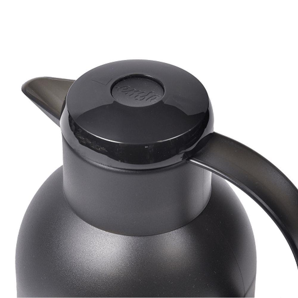 Garrafa Térmica De 1 Litro Quick Press Samba Emsa Preta - 9