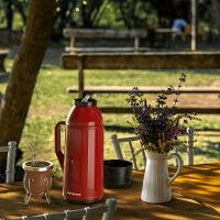 Garrafa Térmica Mesa Roma Tradição Vermelha 1L Chá Chimarrão - 2