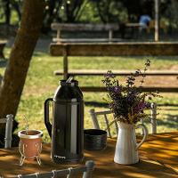 Garrafa Térmica De Mesa Roma Tradição Preta 1L Chá Chimarrão - 2