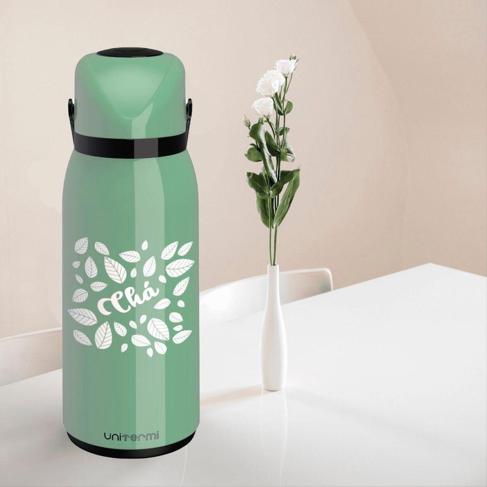 Garrafa Térmica De Mesa Verona Chá Verde 1,8l Chimarrão Café - 2