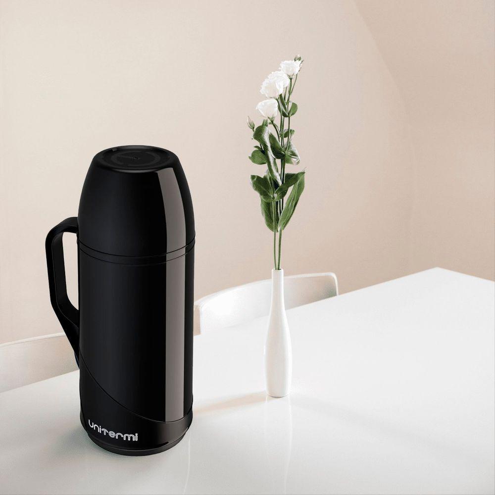 Garrafa Térmica De Mesa Roma 500ml Preta Café Chá Chimarrão - 2