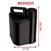 Garrafão Botijão Térmico Turim Cinza 5l Agua Café Chá Suco - 2