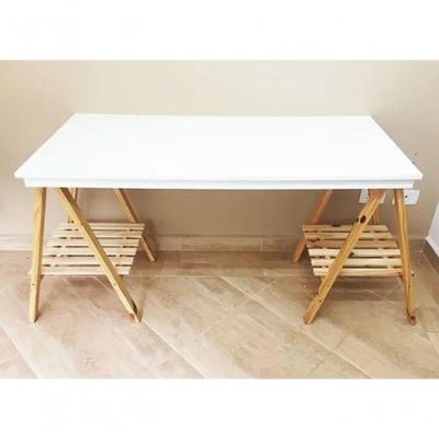 Base De Apoio Par De Cavalete Madeira 100cm