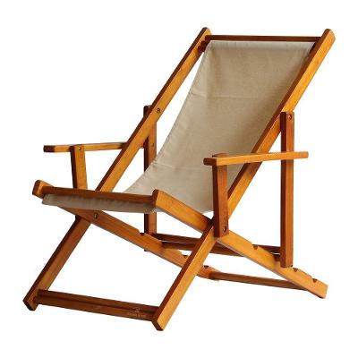 Espreguiçadeira Preguiçosa Dobrável Mel Cb-bege
