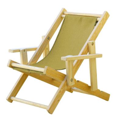 Infantil Cadeira Espreguiçadeira Dobrável-bege