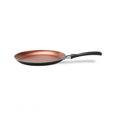 Tapioqueira Panquequeira 22 Cm 590 Ml Pro-flon Antiaderente Cinza Range Linha Topázio Brinox Cinza
