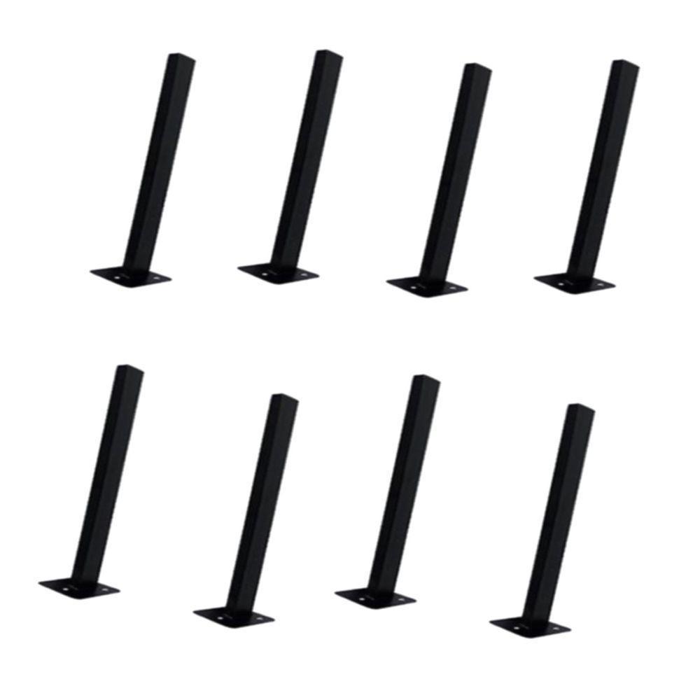 Kit 8 Suportes Parafusar Reforçado Bancada Pia Pedra Mármore - 1