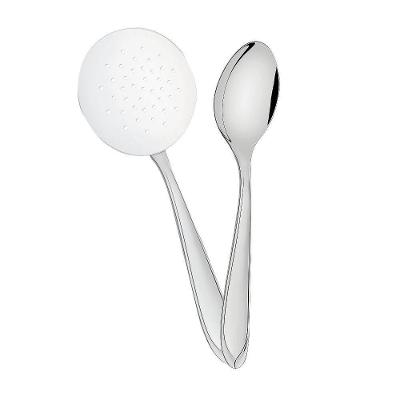 Conjunto Colher Para Arroz E Espumadeira Escumadeira Laguna Em Aço Inox Tramontina