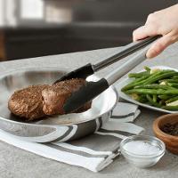 Pegador De Alimentos Pinça Inox Multiuso Preto Kitchenaid - 2