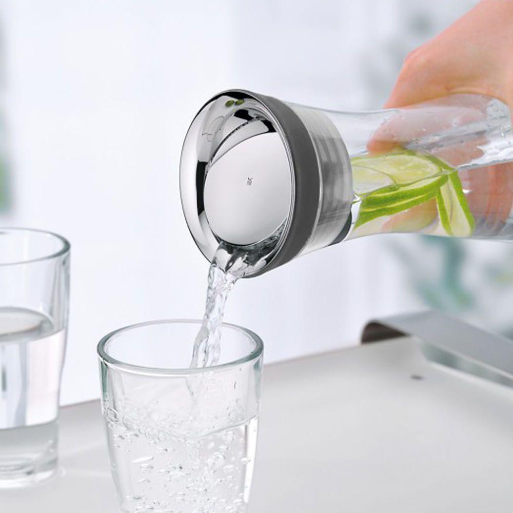 Jarra Em Vidro 1 Litro Basic Wmf Tampa Preta - 2