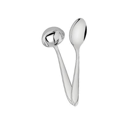 Conjunto Colher Para Arroz E Concha Para Molho Laguna Em Aço Inox Tramontina