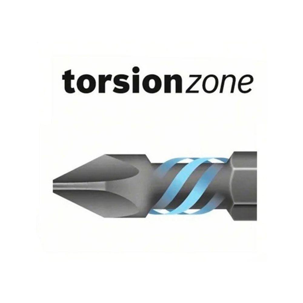 Jogo De Bits Bosch Impact Control Ph2 50Mm Com 8 Peças - 2