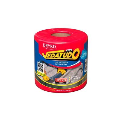 Fita Vedatudo Alumínio Multiuso Autoadesiva - Dryko 15cm X 10m