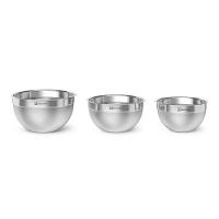 Conjunto 3 Bowls De Inox Com Tampa Plástica Electrolux Cor:inox - 3