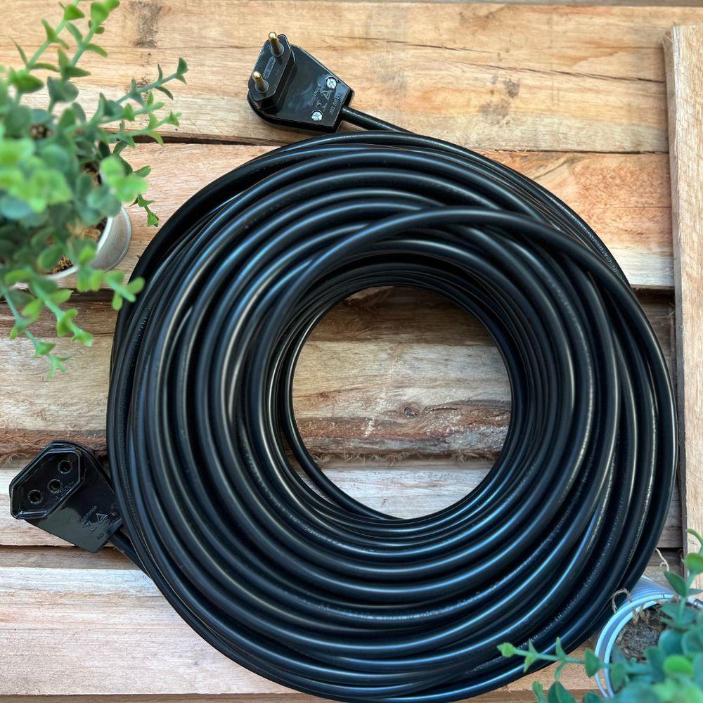 Extensão Elétrica Cabo Pp 2x2,5mm - Loja Gubler 40 Metros - 2