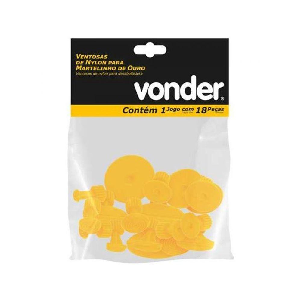 Ventosas De Nylon Para Martelinho De Ouro Com 18 Pcs - Vonder - 1